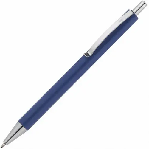 Blue collection Gumowany długopis automatyczny elegancki stylowy