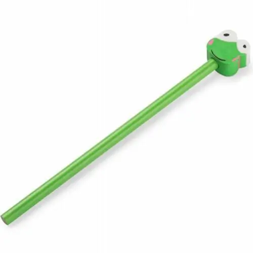 Ołówek z gumką dla dzieci żaba żabka gumka do mazania Blue collection