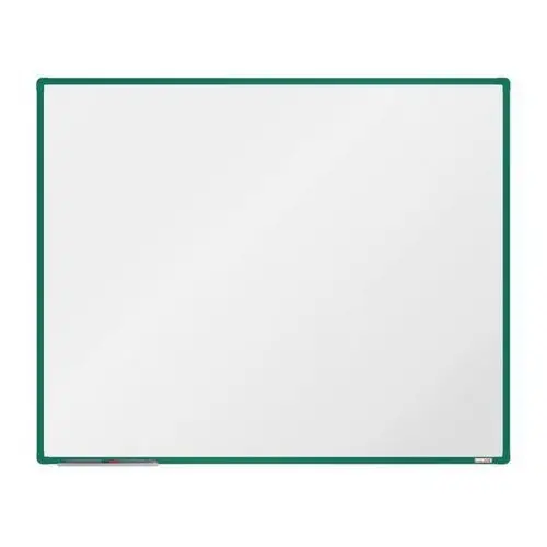 Boardok Biała magnetyczna tablica do pisania 1500 x 1200 mm, zielona rama