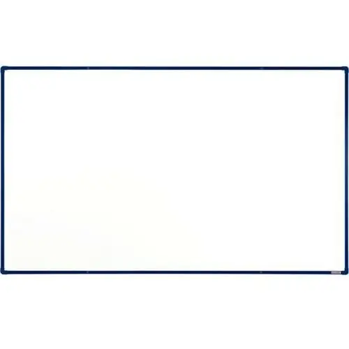 Boardok Biała tablica do pisania magnetyczna z powierzchnią ceramiczną , 2000 x 1200 mm, niebieska ramka