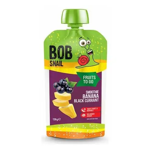 Bob Snail smoothie banan-czarna porzeczka 120 g