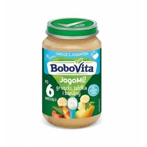 Bobovita (nutricia) Bobovita gruszki jabłka banany jogurt 190g