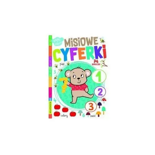 Misiowe Cyferki + 74 Naklejki