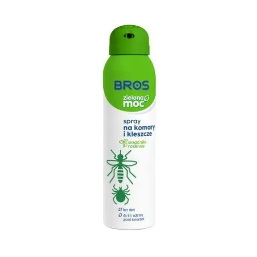 Bros Zielona moc spray na komary i kleszcze 90 ml
