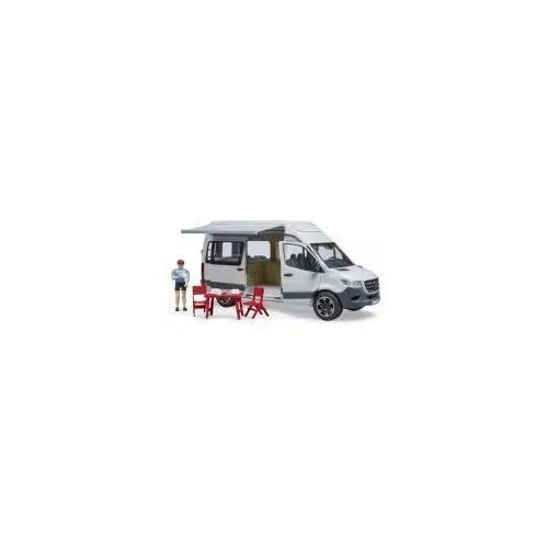 Mercedes Sprinter Camper biały z figurką i akcesoriami