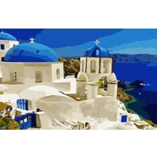 Brushme, Malowanie Po Numerach, Santorini, 40x50