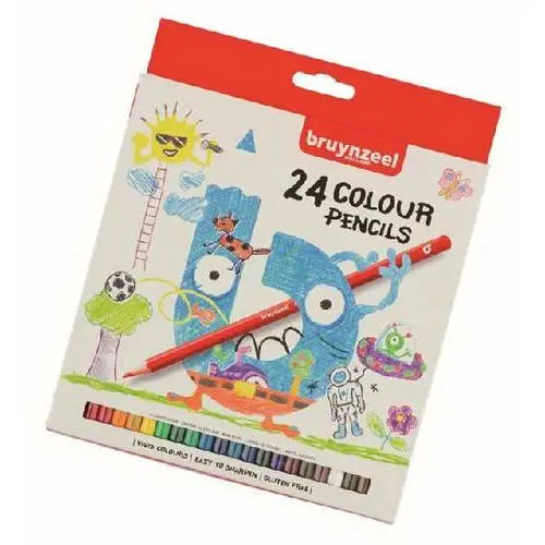 Bruynzeel sakura Kredki ołówkowe, coloured pencils, 24 kolory