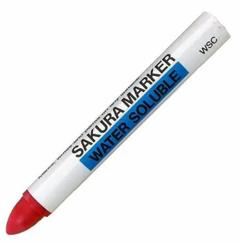 Sakura Watersoluble Crayon Marker zmywalny Red