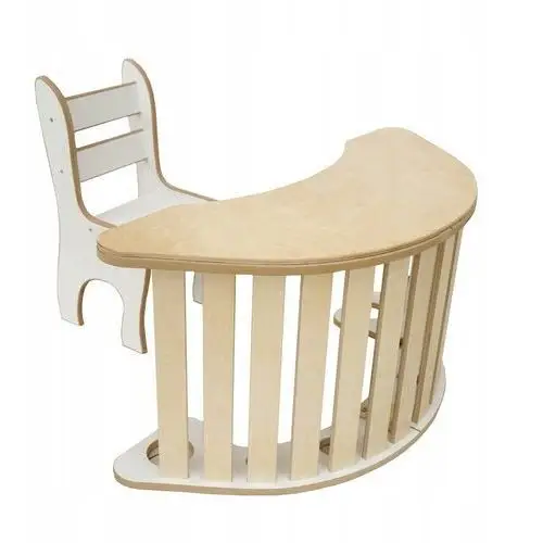 Bujak Drewniany Montessori dla dzieci solidny składany Biurko Stół Krzesło