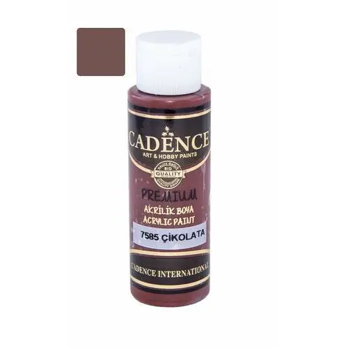 Cadence Farba akrylowa premium 70 ml, czekoladowy
