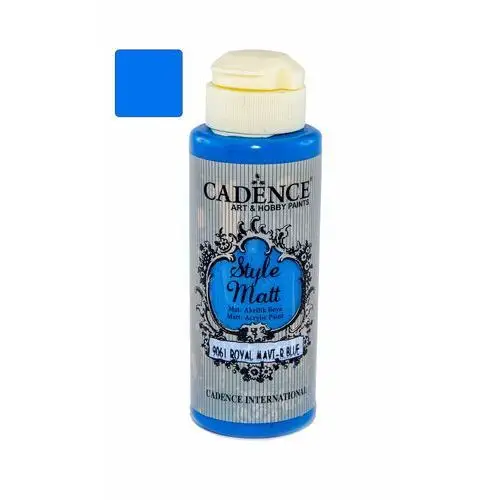 Farba akrylowa style matt 120 ml - królewski niebieski Cadence