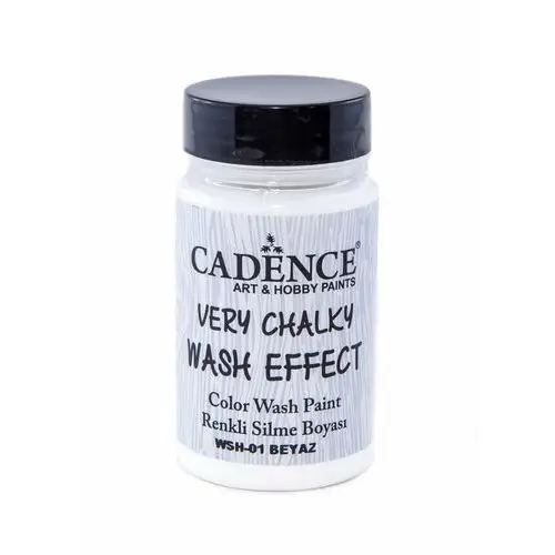 Farba kredowa wash effect 90ml, biały Cadence