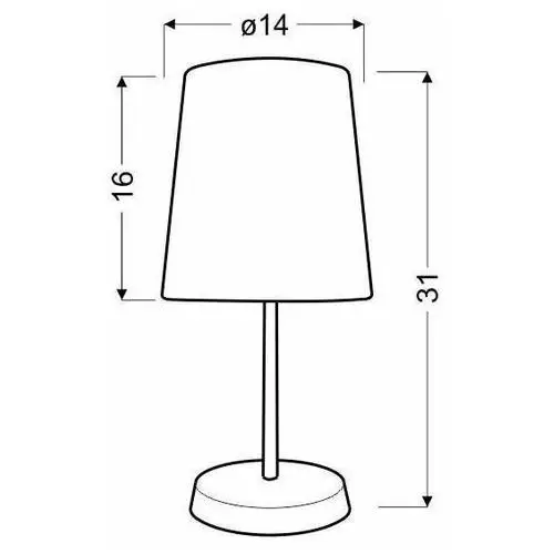 Candellux Stojąca lampa stołowa river 41-63021 biurkowa lampka klasyczna do pokoju dziecięcego abażurowa multikolor 4