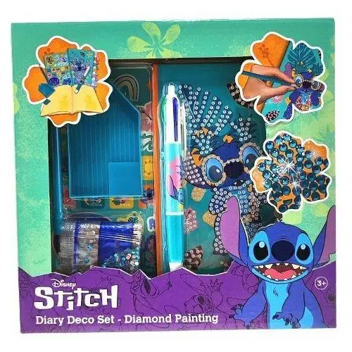 Canenco Pamiętnik do ozdabiania disney stitch - diamenty, wersja 2