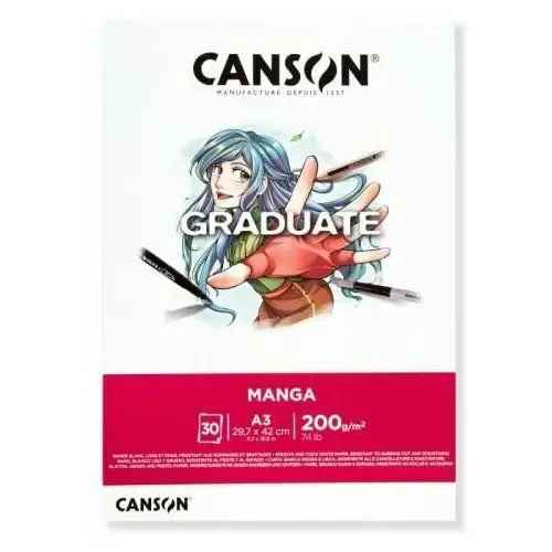 Canson Blok a3 200g 50k graduate manga