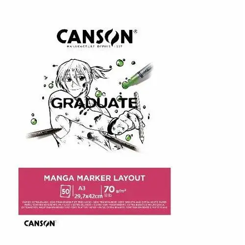 Blok A3 70g 50k Graduate Manga Marker Layout Canson