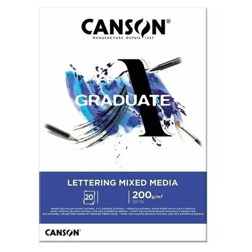 Canson Blok a4 200g 20k graduate lettering mixed media