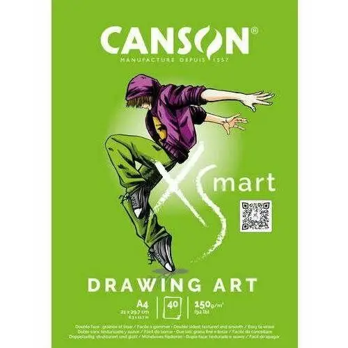 Canson Blok rysunkowy a4 50k 150g xsmart drawing