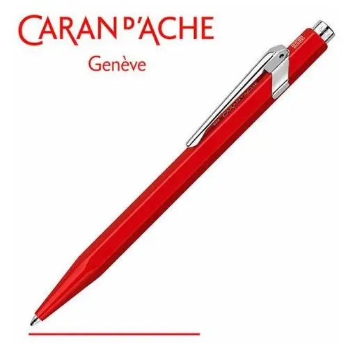 Caran d'ache Długopis 849 classic line, m, czerwony z czerwonym wkładem