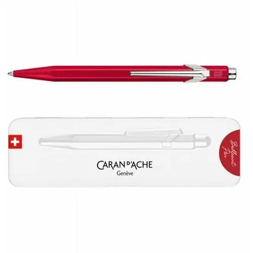 Caran d'ache Długopis 849 colormat-x m w pudełku czerwony