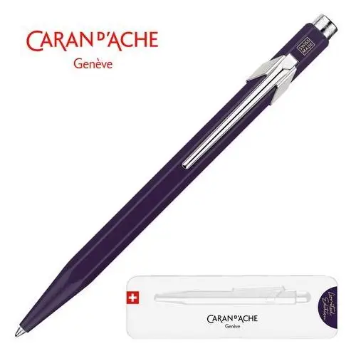 Długopis 849 dark purple, kolekcja limitowana Caran d'ache