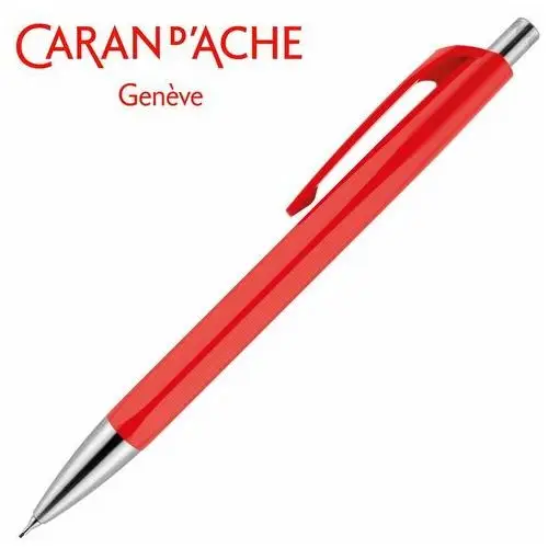 Długopis Caran D'ache, Infinite, czerwony, kolor czerwony