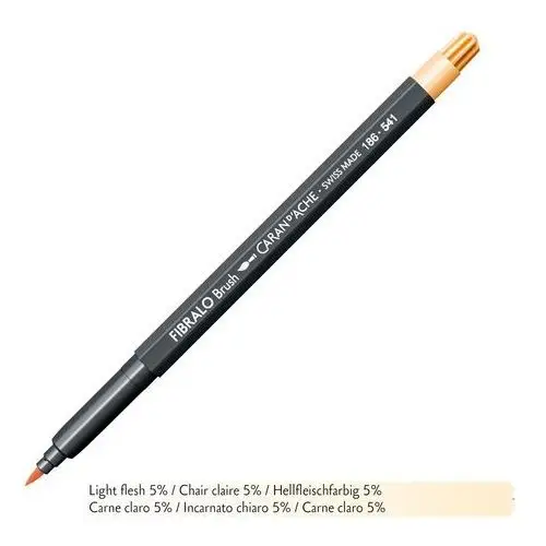 Flamaster fibralo brush, 541 jasny cielisty Caran d'ache