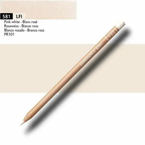 Kredka caran d`ache nr.581 pink white luminance 6901 Caran d'ache