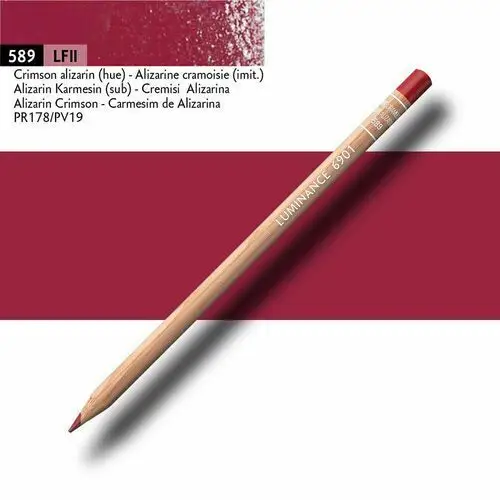 Caran d'ache Kredka caran d`ache nr.589 crimson alizarin (hue) luminance 6901