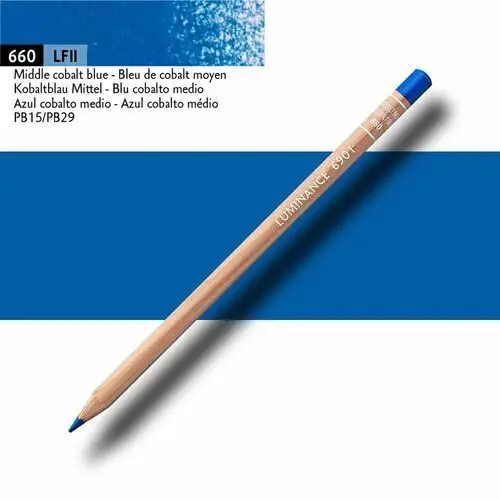 Caran d'ache Kredka caran d`ache nr.660 middle cobalt blue luminance 6901