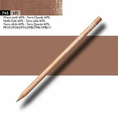 Kredka Caran D`Ache Nr.745 Dark Flesh 40% (Warm Earth 40% ) Luminance 6901