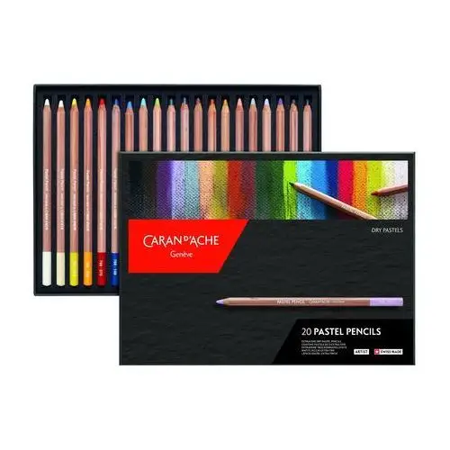 Caran d'ache Kredki pastelowe pastel pencils , 20 kolorów