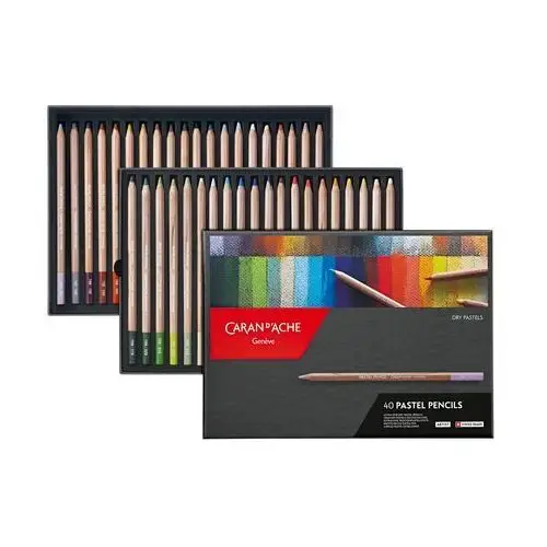 Kredki pastelowe pastel pencils , 40 kolorów Caran d'ache