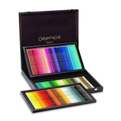 Kredki supracolor soft , 120 kolorów w drewnianej kasecie Caran d'ache