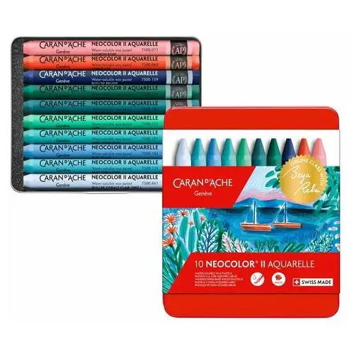 Caran d'ache Pastele neocolor ii beya rebai cold shedes