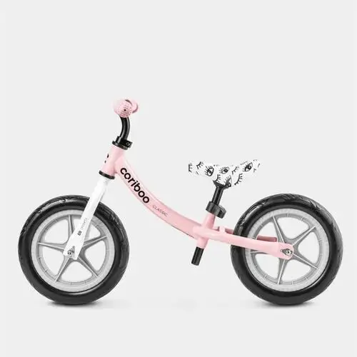 Cariboo Classic Rowerek biegowy dla dziecka różowo szary