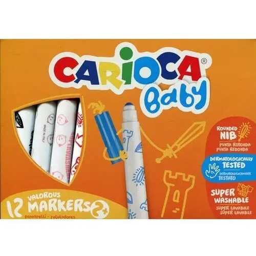Carioca Pisaki, super baby, 12 kolorów