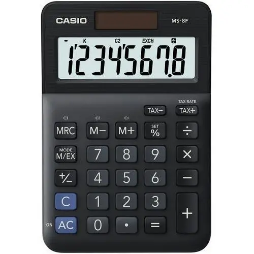 Casio - kalkulatory Kalkulator biurowy ms-8f 8-cyfrowy 103x147x28,8mm
