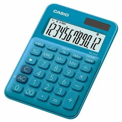Casio - kalkulatory Kalkulator casio ms-20uc-bu tax obliczenia czasowe