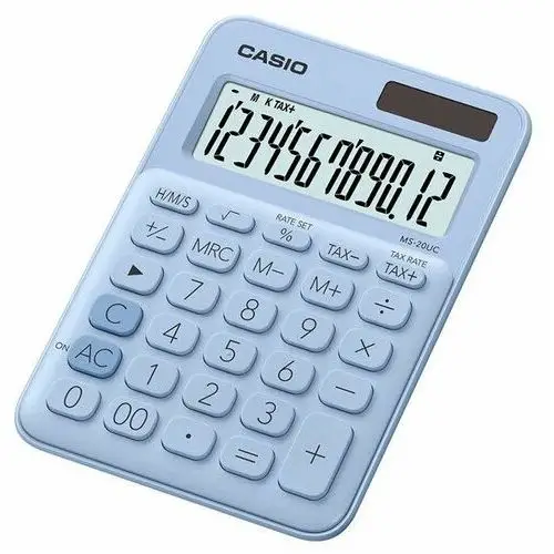 Casio - kalkulatory Kalkulator casio ms-20uc-lb tax obliczenia czasowe