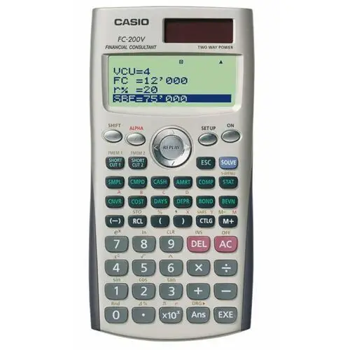 Casio - kalkulatory Kalkulator finansowy casio fc-200v