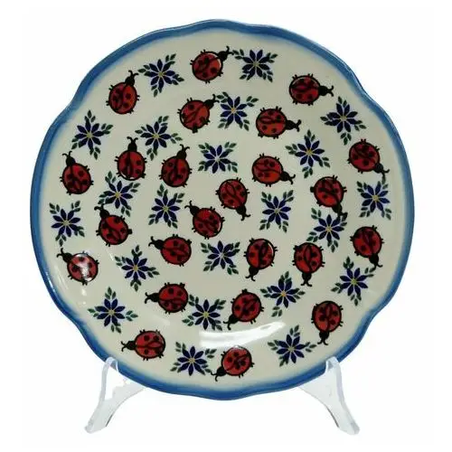 Ceramiczny talerz deserowy 21,5 cm ceramika bolesławiec Ceramika bolesławiec andy