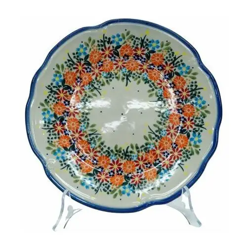 Ceramiczny talerz deserowy 21,5 cm Ceramika Bolesławiec