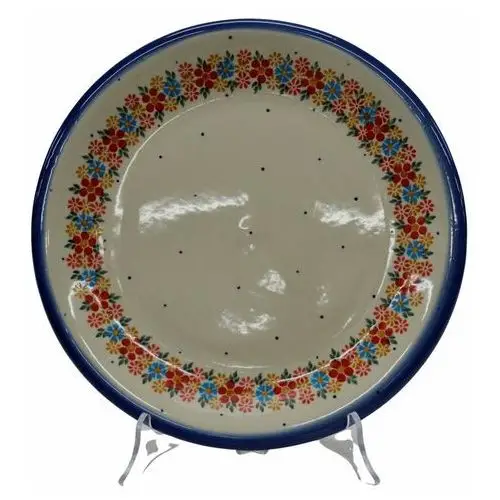 Ceramiczny talerz obiadowy 26 cm Bolesławiec