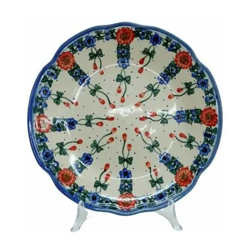 Ceramiczny talerz obiadowy 27,5 cm ceramika bolesławiec Ceramika bolesławiec andy