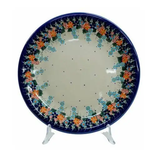 Ceramika bolesławiec andy Ceramiczny talerz obiadowy 26 cm ceramika bolesławiec