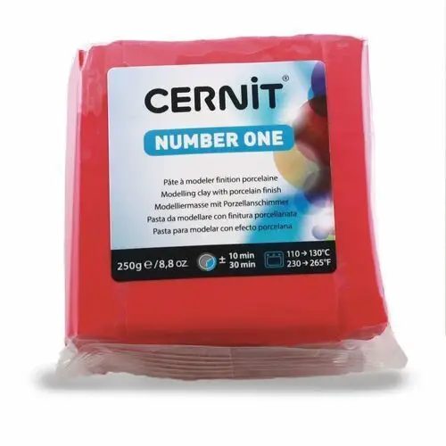 Modelina Cernit, czerwona, 250 g