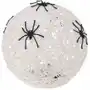 Kula dekoracyjna lampka z pająkiem led 15cm halloween biała Christmas decoration Sklep