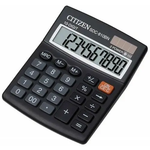 Kalkulator biurowy, Citizen SDC-810BN, czarny