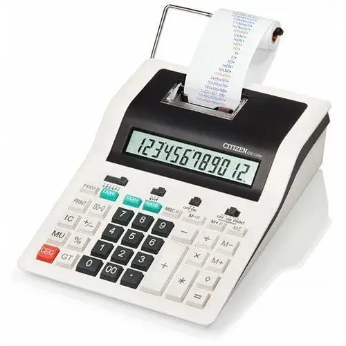 Citizen Kalkulator drukujący cx-123n, 12-cyfrowy, 267x202mm, czarno-biały